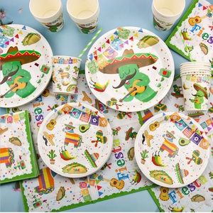 BrandNew 226 PCS Mexican Themed Fiesta kids Party Supplies